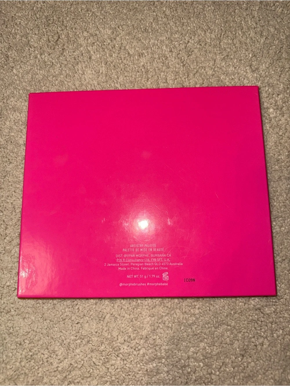 Jeffree Star x Morphe Pink Holographic Eyeshadow Palette
